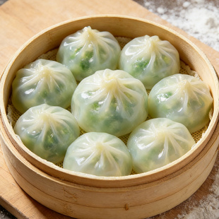 【学生党速食】薄皮大馅水晶包子速冻营养早餐食品预制上班族家用