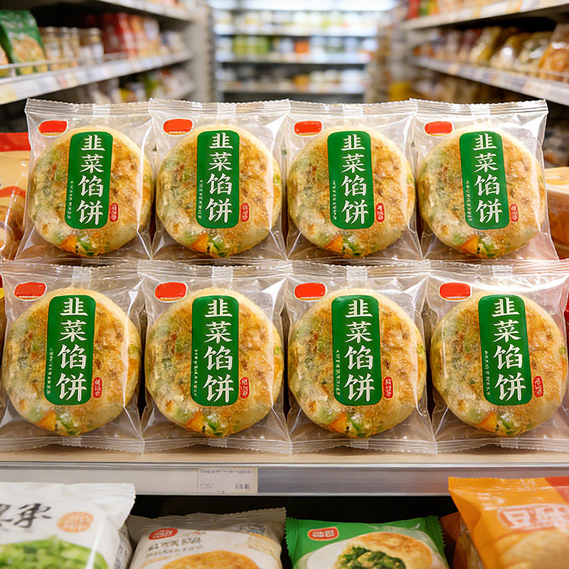 【加热即食】韭菜鸡蛋速冻馅饼营养美味无防腐剂爆汁生煎半成品ST,粮油调味/速食/干货/烘焙,馅饼/烧饼/锅盔,淘宝优惠券,粉丝福利购,淘宝优惠卷