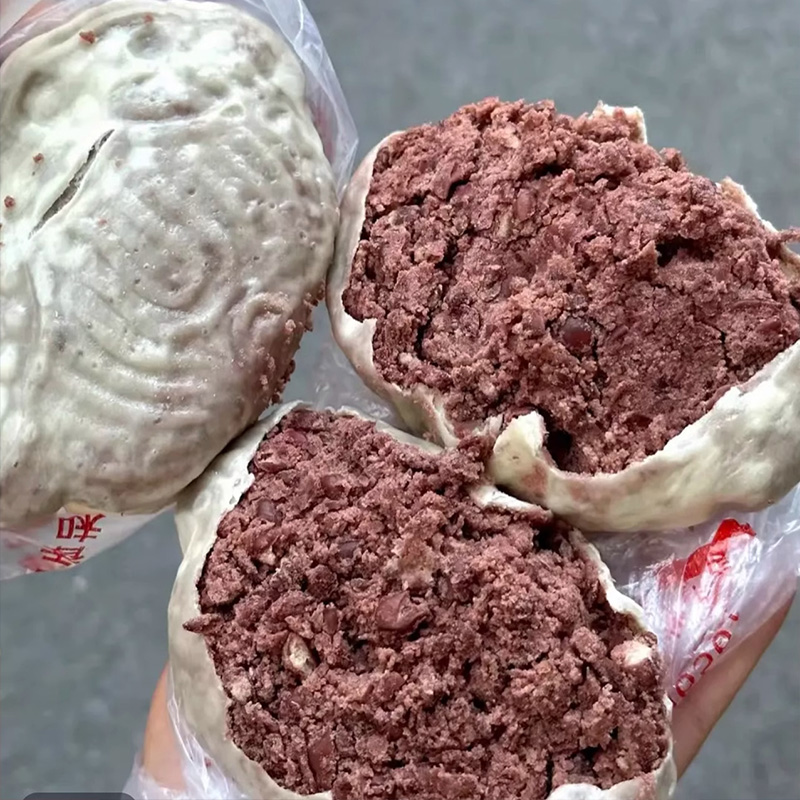 红豆豆包纸皮豆沙包速食