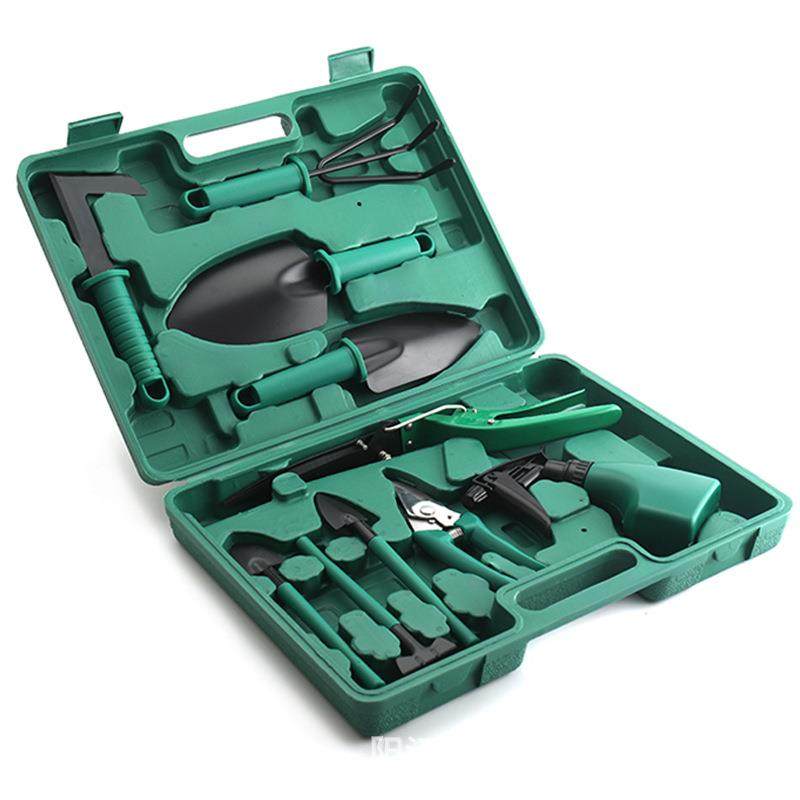 新款园艺工具10件套绿化工具箱家庭花林工铲耙锹喷壶园林剪套装,鲜花速递/花卉仿真/绿植园艺,铲子,淘宝优惠券,粉丝福利购,淘宝优惠卷