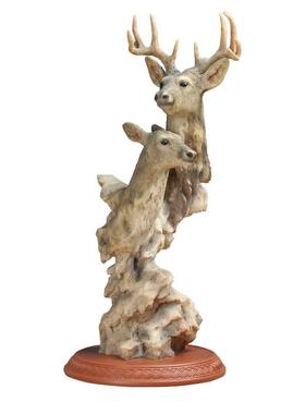 双头鹿家居软装招财鹿装饰品礼品乔迁新居客厅电视柜酒柜创意摆件