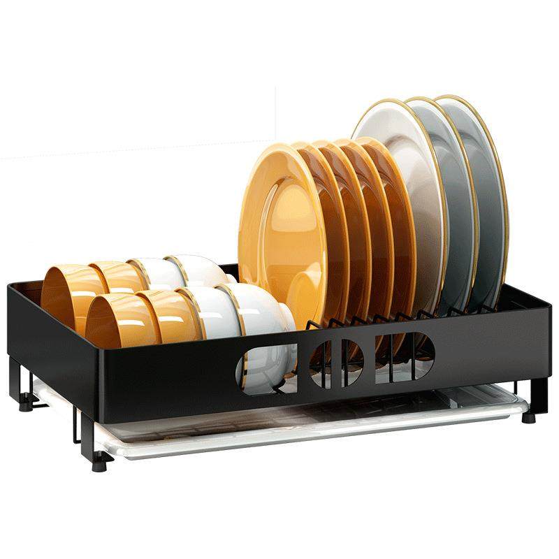 家用黑色厨房碗架沥水放碗碟盘收纳置物架多层碗筷晾干储物用品,厨房/烹饪用具,抹布架/厨房清洁收纳架,淘宝优惠券,粉丝福利购,淘宝优惠卷