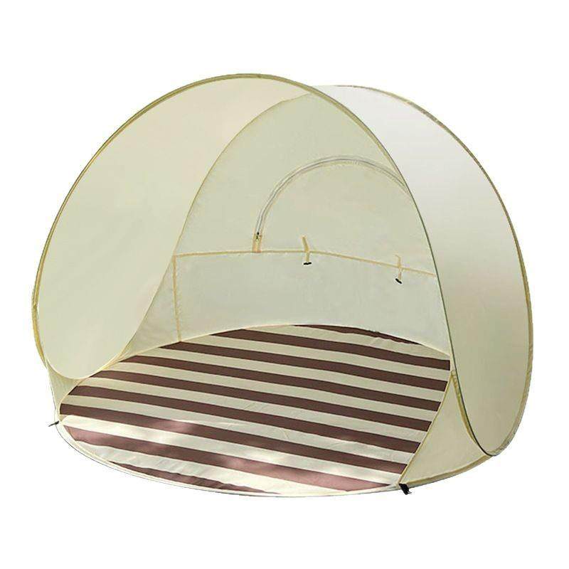 户外儿童沙滩海边野餐帐篷单人自动折叠便携速开防晒遮阳透气帐篷