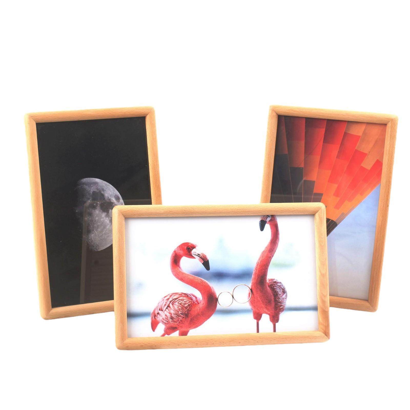 实木榫卯圆角相框摆台可挂墙书法字装裱画框照片相片榉木空框