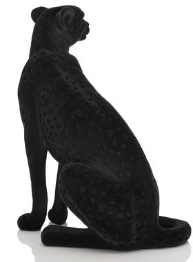 北欧装饰摆件客厅家居电视酒柜艺术品现代简约创意艺术豹子摆件