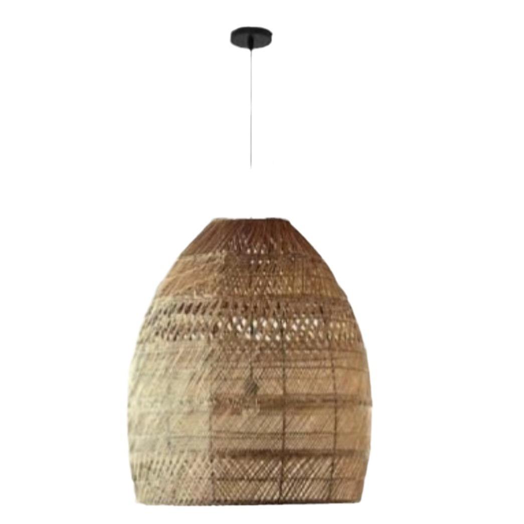 日式东南藤编吊灯厅餐厅客卧室民宿田园复古侘寂风藤艺新中式亚灯