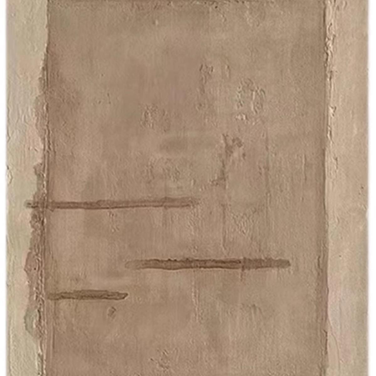 手绘侘寂风油画极简肌理装饰画复古小众客厅玄关沙发落地无框挂画