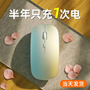 无线鼠标蓝牙双模充电款静音家用办公笔记本电脑台式外接无限滑鼠
