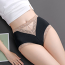 洁韵朵纯棉内裤女性感蕾丝小香风收腹提臀抗菌裆大码2025新款短裤