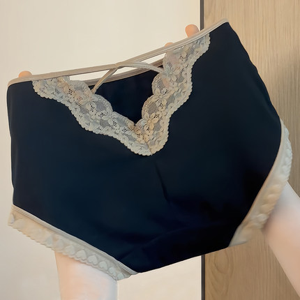 洁韵朵内裤女莫代尔大码无痕7A抗菌纯棉裆性感蕾丝女生2025新款冬