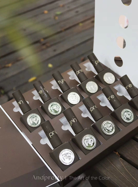 芷辰Andpretty美拉德秋冬新款土棕系琥珀晕染10色流行显白甲油胶