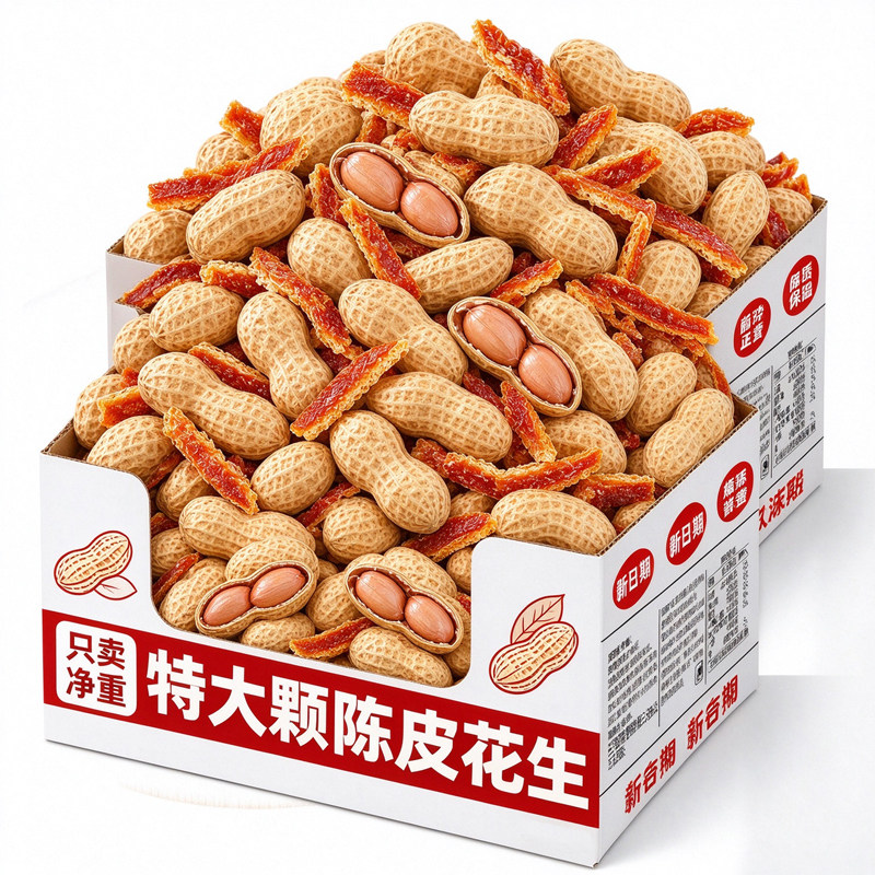 宇晖推荐!东北特大颗!陈皮花生
