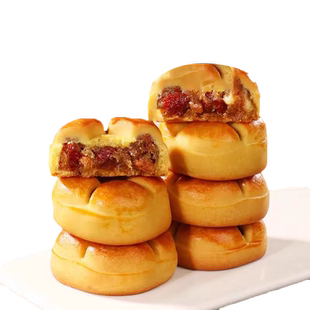 红枣山药核桃饼干无粗粮早餐蔗糖面包糕点零食休闲小吃官方旗舰店