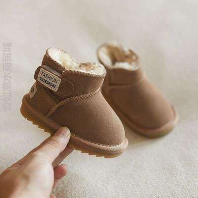 步鞋婴幼儿鞋一岁12-月6冬季靴宝宝3-婴儿棉鞋加绒雪地软底学保暖