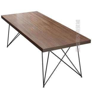 北欧简约家用书桌现代设计大桌子电脑桌办公桌台式 工作台长条实木