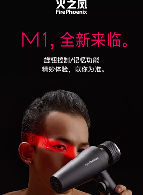 火之凤吹风机M1理发店专用发型师发廊大功率大风速干高速无刷风筒