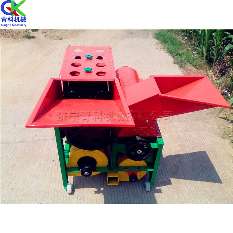 电动四主轴玉米剥皮脱粒机 家用棒子稻谷剥粒机 农用苞米扒皮机