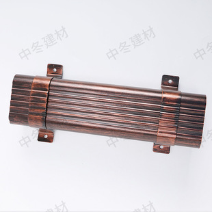 铝合金雨水管管卡波纹方管卡子圆管管箍加厚防锈定位器配件尺寸