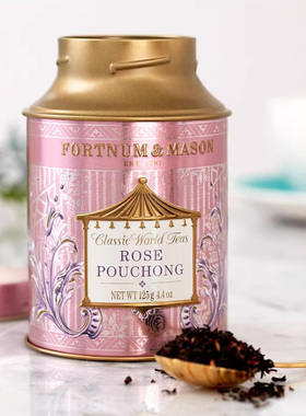 Fortnum&Mason福南梅森特级玫瑰花茶红茶包种茶125g英国进口养生