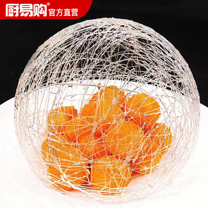 厨易购白色恋人气球模具巧克力夜明珠糖球创意盘饰糖网模具