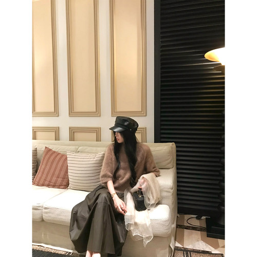 黄亮Elovey【9/24】绵羊毛山羊绒桑蚕丝拉毛好穿百搭短袖