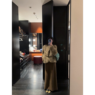 半裙 黄亮Elovey 闭眼入 一款 软糯糯好穿百搭针织半身裙D01
