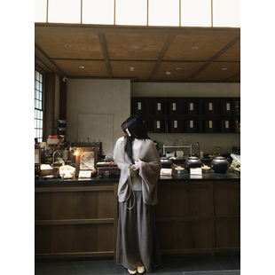 A04 半裙针织套装 ＋长款 黄亮Elovey百分百绵羊毛坎肩无扣开衫