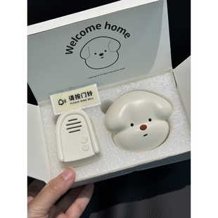 饰呼叫器 新家 一百个快递 狗狗门铃家用无线智能感应器创意装