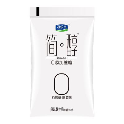 君乐宝简醇0添加蔗糖酸奶150g*12