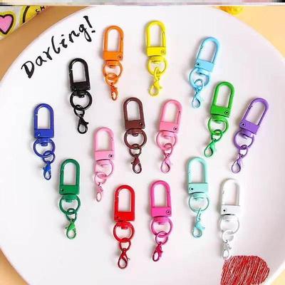 钥匙链diy配件拼豆环圈五角星延长链公仔玩偶小狗手工饰品挂件包