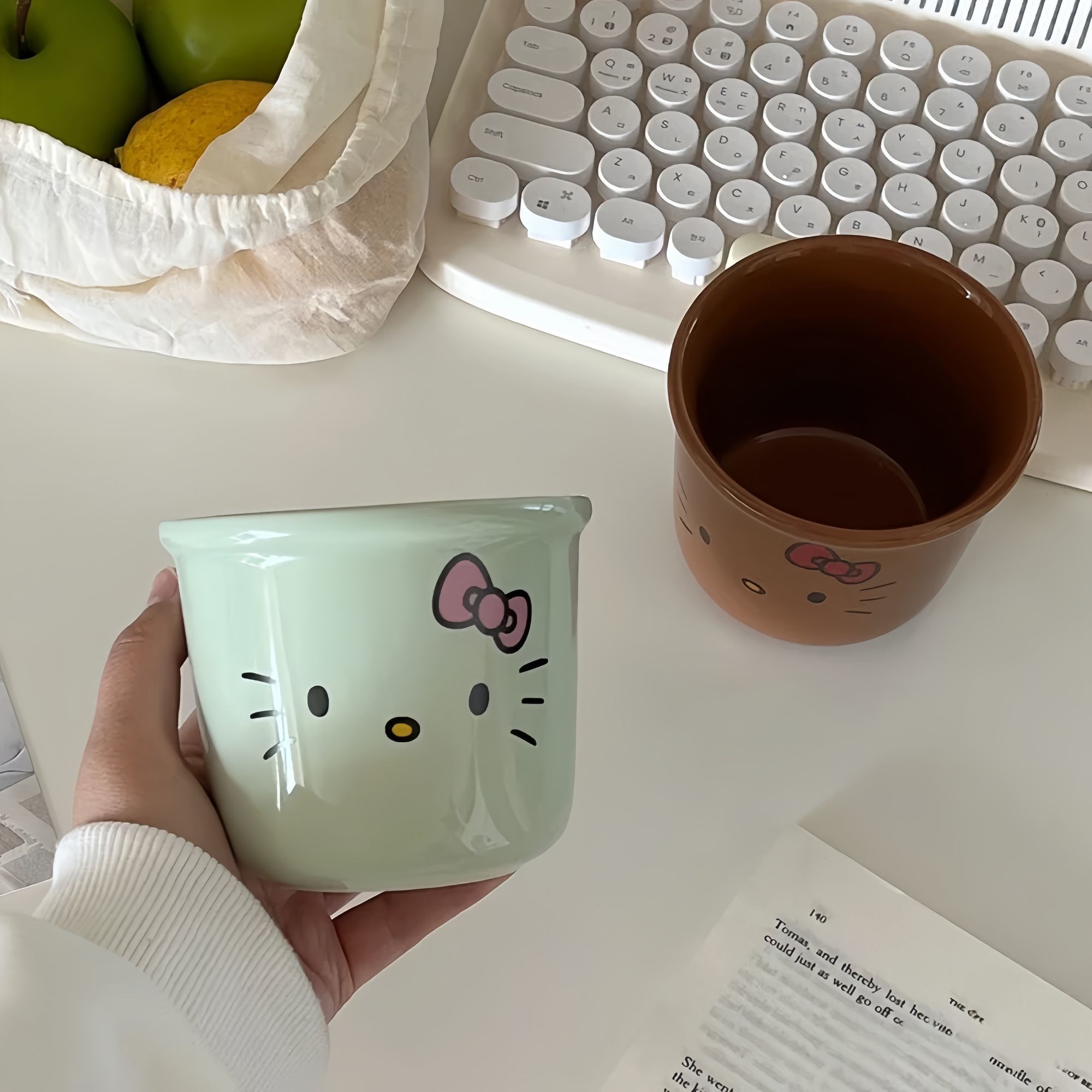 哈喽kitty陶瓷马克杯咖啡图片