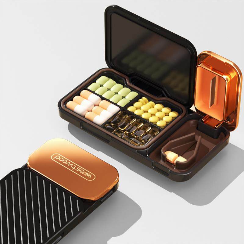 药盒便携分装盒一日三餐密封防潮迷你小药盒子一周七天随身切药器,收纳整理,药盒,淘宝优惠券,粉丝福利购,淘宝优惠卷