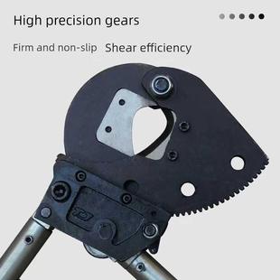钢芯铝绞线剪刀 断线钳钢丝棘轮式电缆剪 铝绞线大剪刀定位切线钳