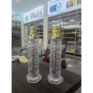 新款华表龙瓶精美玻璃酒瓶新款发售配套盖子