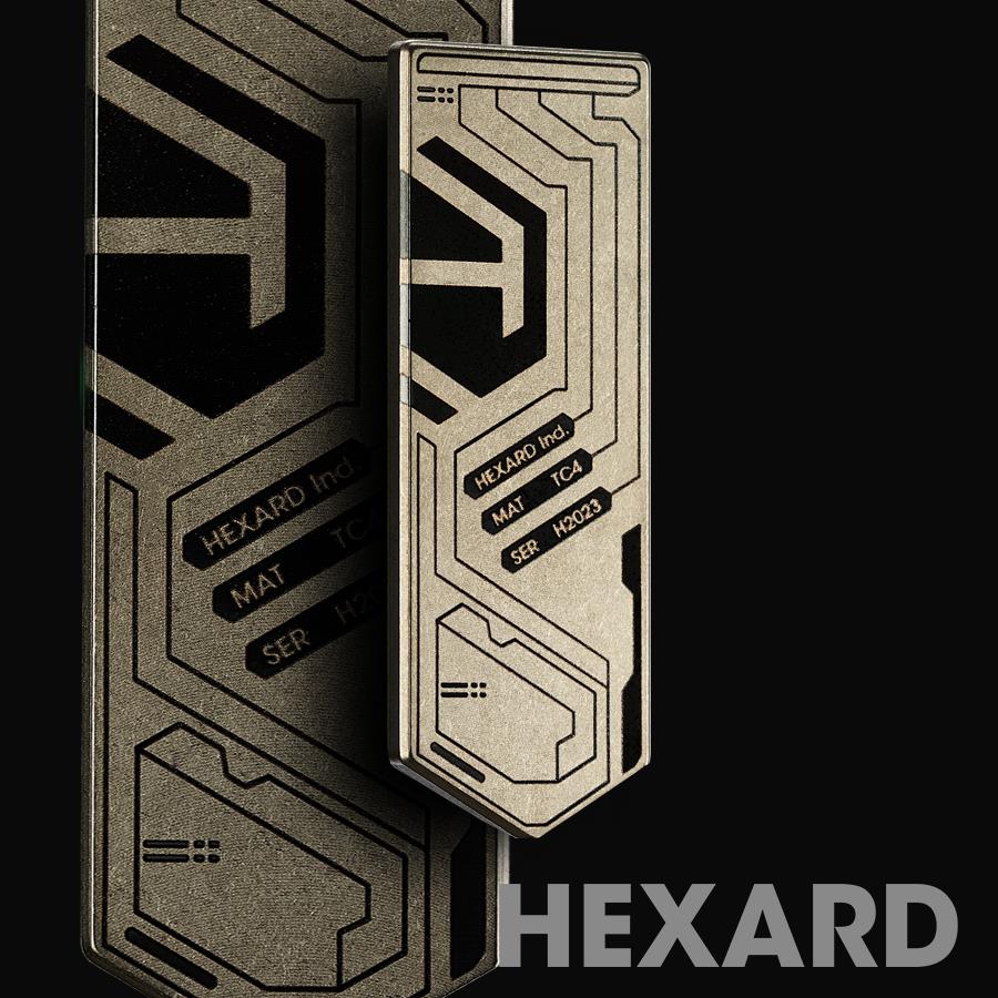 Hexard DFP-02 钛合金 金属士气臂章