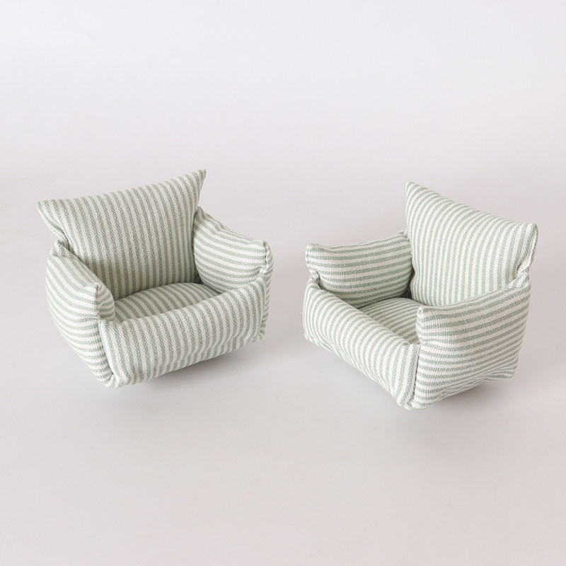 1:12分娃娃屋迷你微缩家具仿真客厅场景单人沙发模型BJD布艺手工,玩具/童车/益智/积木/模型,家居/生活场景,淘宝优惠券,粉丝福利购,淘宝优惠卷