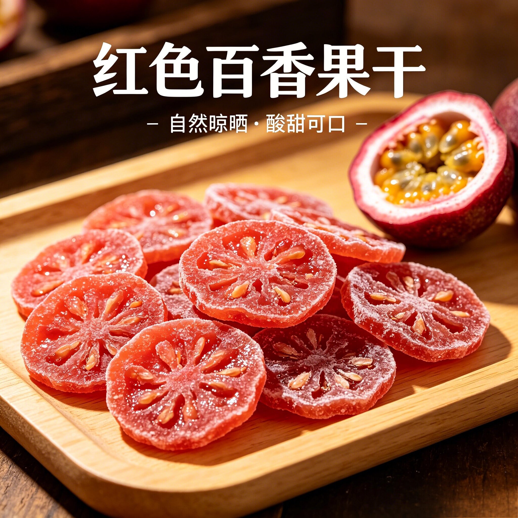 百香果干零食独立包装200克图片