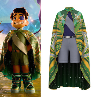 嘉美地球特派员男主同款披风万圣节儿童角色扮演表演cosplay服装