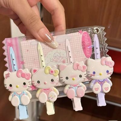 少女心可爱卡通kitty发夹