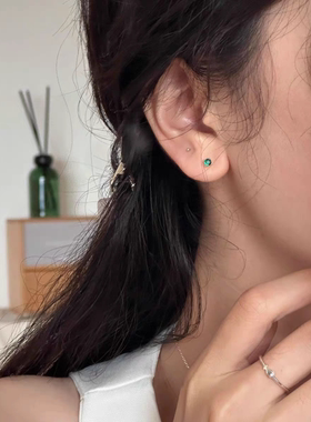 素圈戒指女锦鲤小鱼简约小众设计开口戒细款素圈百搭指环手饰