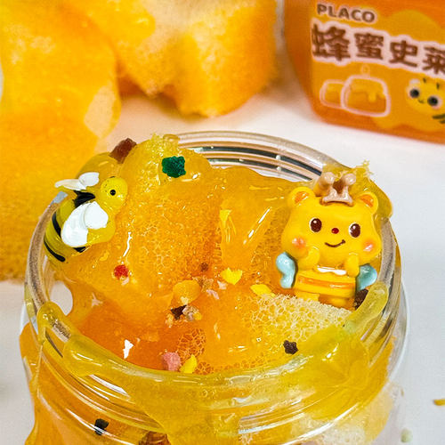 PLACO蜂蜜史莱姆无毒解压起泡胶