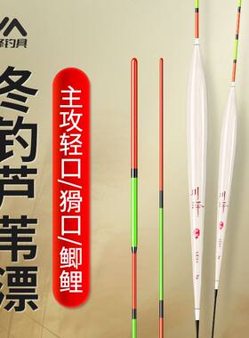 川泽冬钓高灵敏陈年芦苇浮漂黑坑野钓轻口鲫鱼漂加粗醒目正品浮标