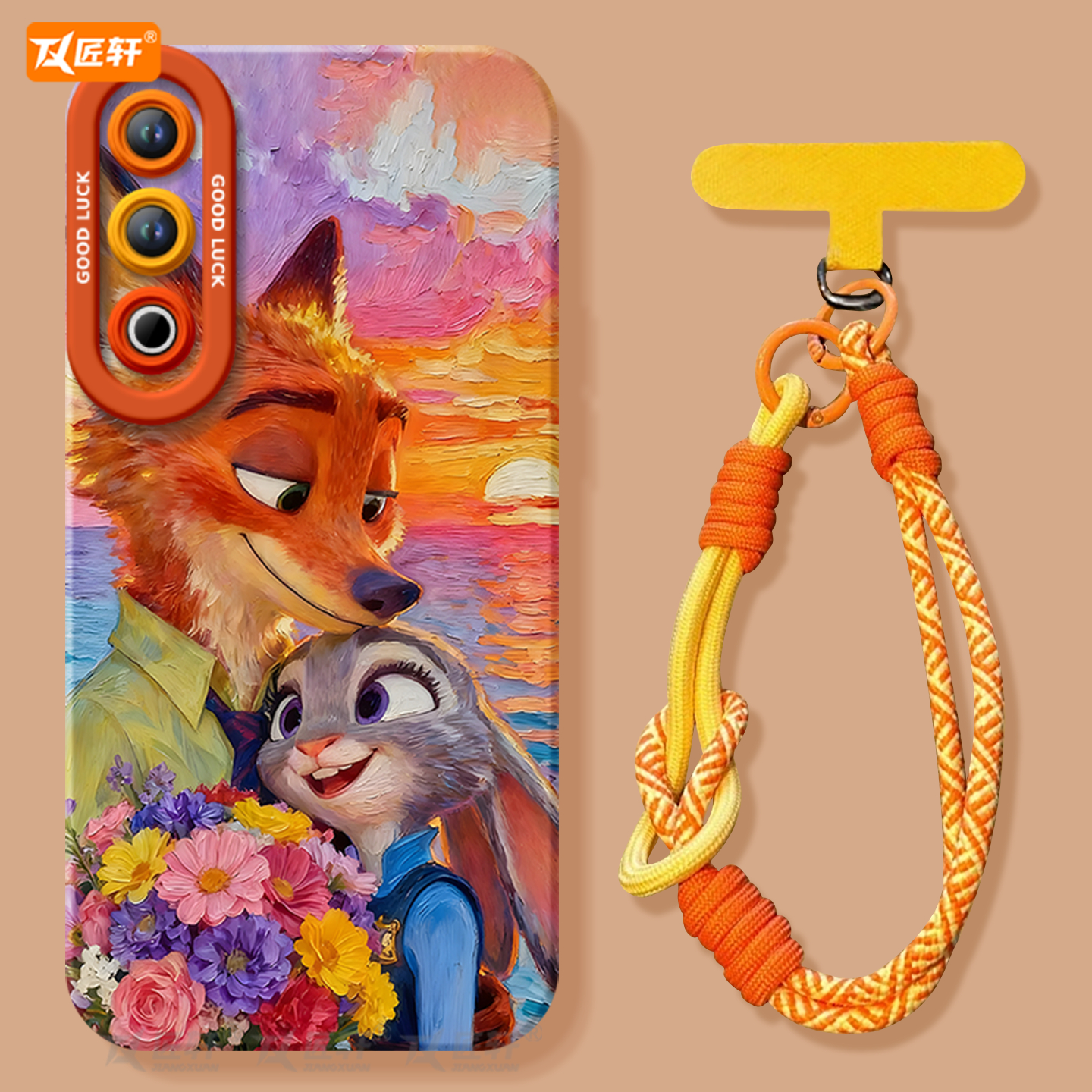 油画系列！尼克朱迪硅胶壳