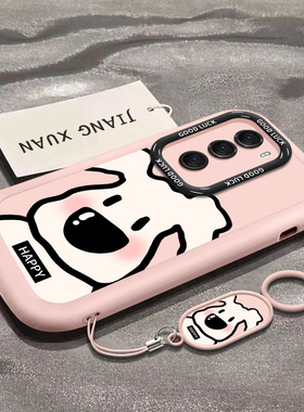 呆萌小狗适用oppoReno12手机壳reno11pro新款reno9系列7se绿色rone8por全包oppo软reno6女0PP保护5pro+套4