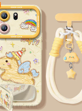 油画小马适用OPPOK10手机壳OPPO K10pro套2025全包马年硅胶液态新款5G保护套外壳k10x硅胶0PP0全包防摔OPPK