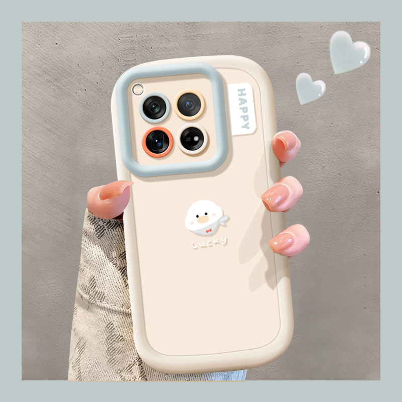 适用一加12手机壳韩风奶白一加13简约2024新款一加ace3高级11简约1+保护套2pro创意3V纯色硅胶防摔镜头全包