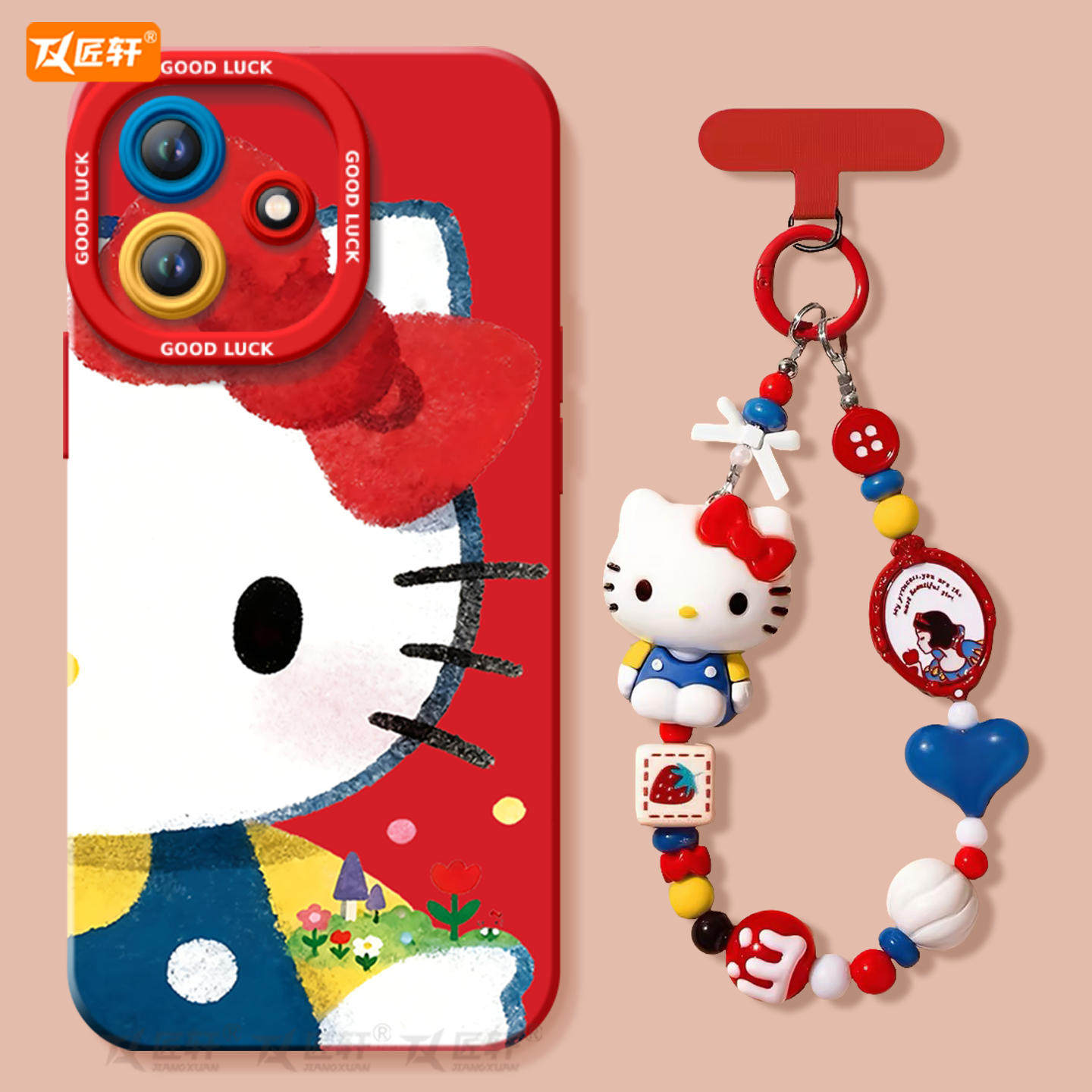 红色猫咪适用红米note14pro手机壳note13套新款redmi硅胶12保护11se全包turbo3高级10外壳redminote9小米