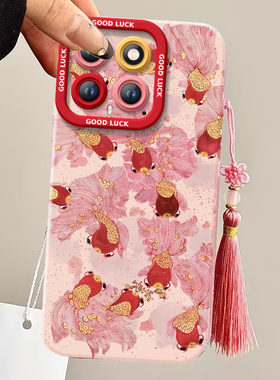 好运锦鲤适用红米10A手机壳小米Redmi10A套M2006C3LC新款2025新年款过年蛇年9a本命年红色9全包防摔RED软