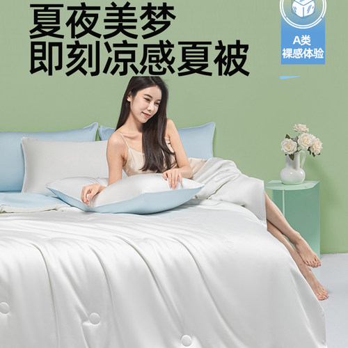 A类凉感冰丝夏凉被四件套