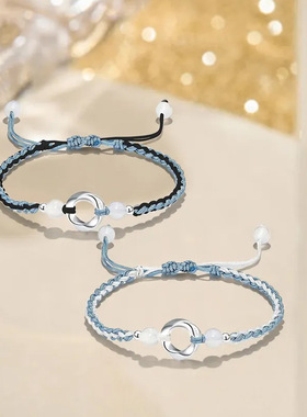 莫比乌斯手绳足银999女高级感